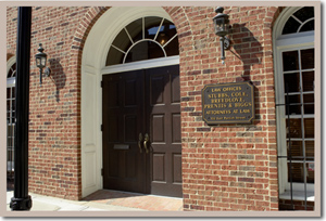Front door of Stubbs Cole